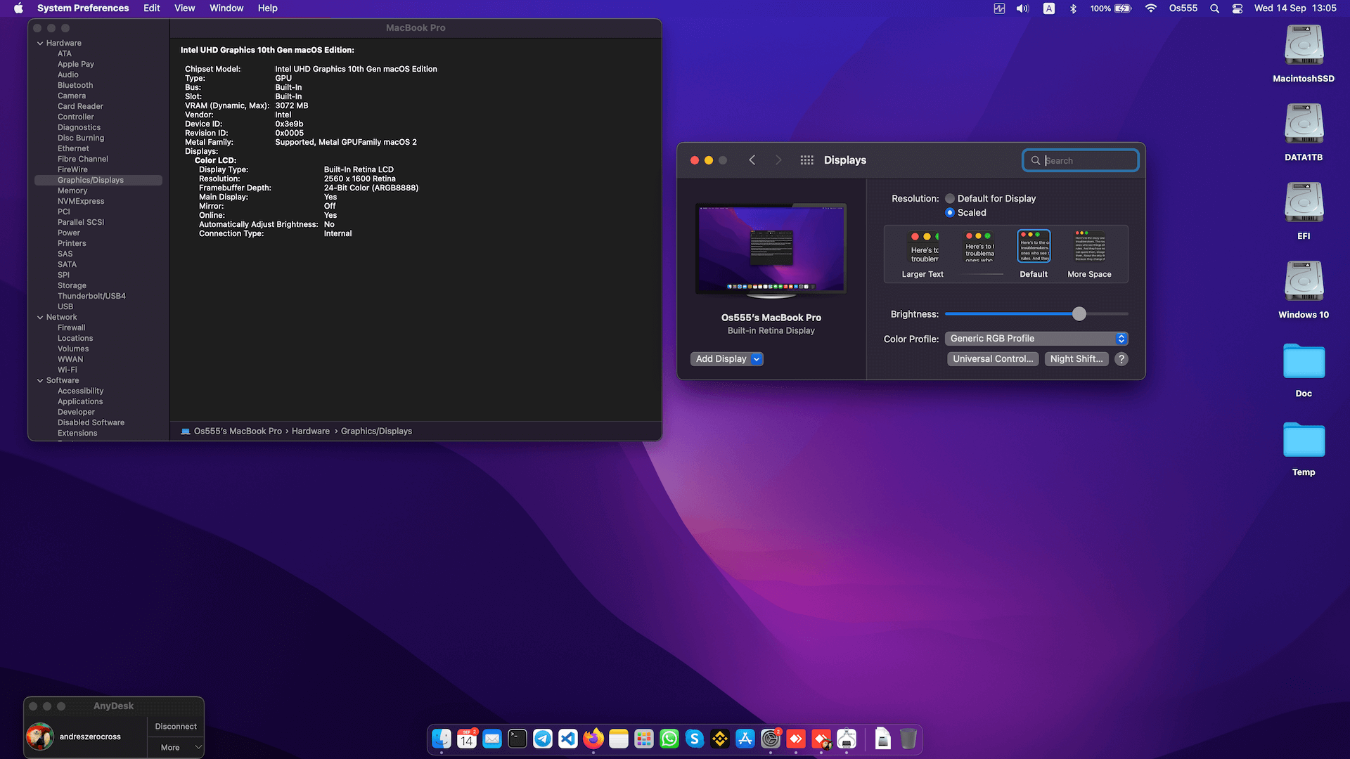 Lenovo Thinkpad X1 Extreme Gen 3 3rd [CometLake   Intel UHD 10Th Gen + I2C]   OpenCore 1